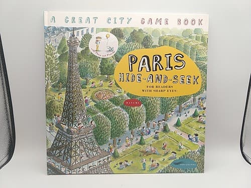 Paris Hide-And-Seek Large HC Book By MATSUMI w/ Exclusive Bookmark