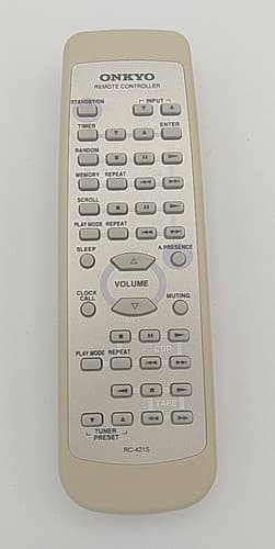 Onkyo Remote Control RC-421S OEM Replacement Tested Works