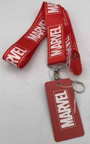 Marvel Red Lanyard NWT New with tags Buckle-Down