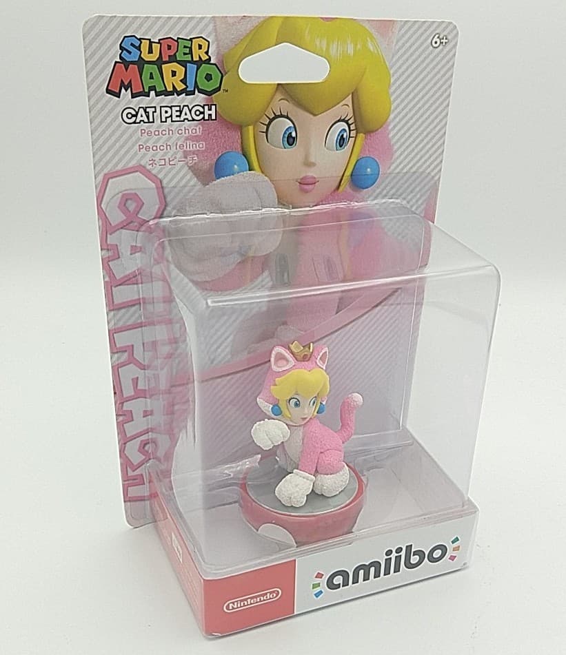Nintendo amiibo Super Mario Series Cat Peach (Nintendo Wii) - SEALED