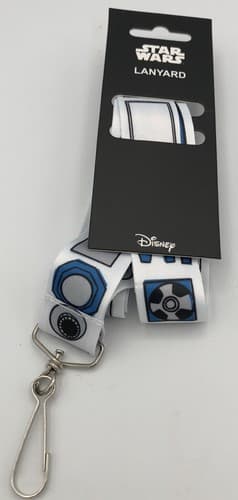 Buckledown Disney Lucas R2-D2 Droid Star Wars Lanyard For Pins I.D. Keys 