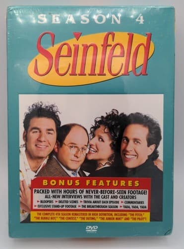 Seinfeld: Season 4 (DVD, 1992) - BRAND NEW & SEALED