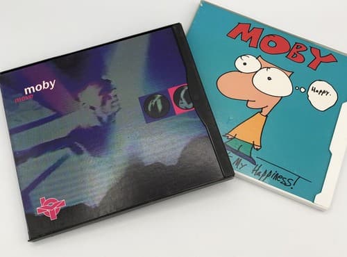 Moby CD LOT - Move (1993), Bring Back My Happiness (1995) - NICE Discs!