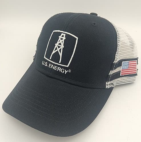 U.S. Energy Strapback Hat Blue One Size Adjustable American Flag New