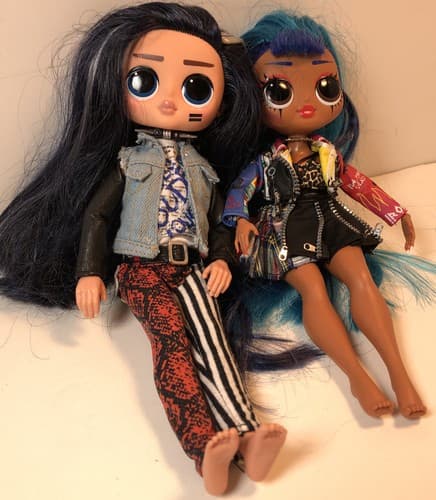LOL Surprise! OMG Remix Rocker Boi and Punk Grrrl 2 Fashion Dolls