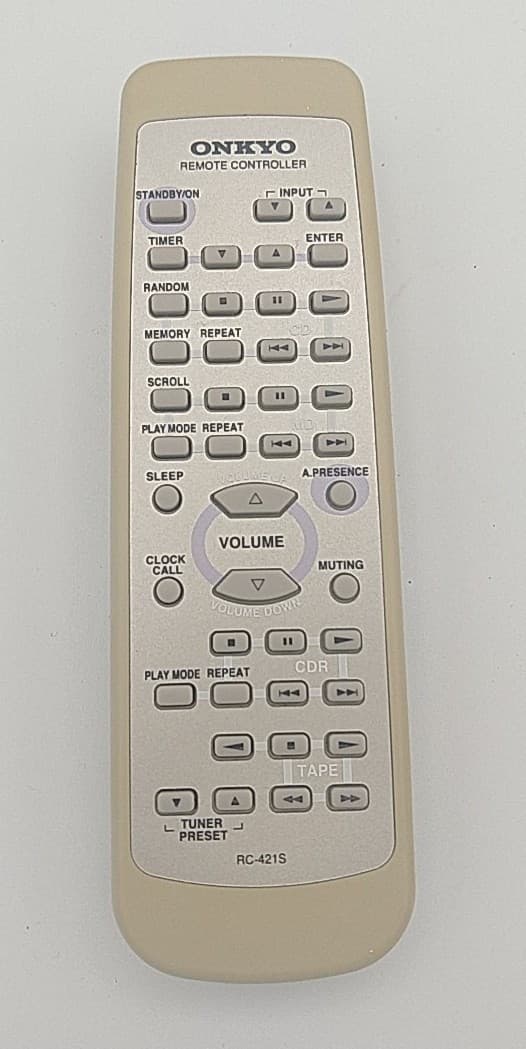 Onkyo Remote Control RC-421S OEM Replacement Tested Works