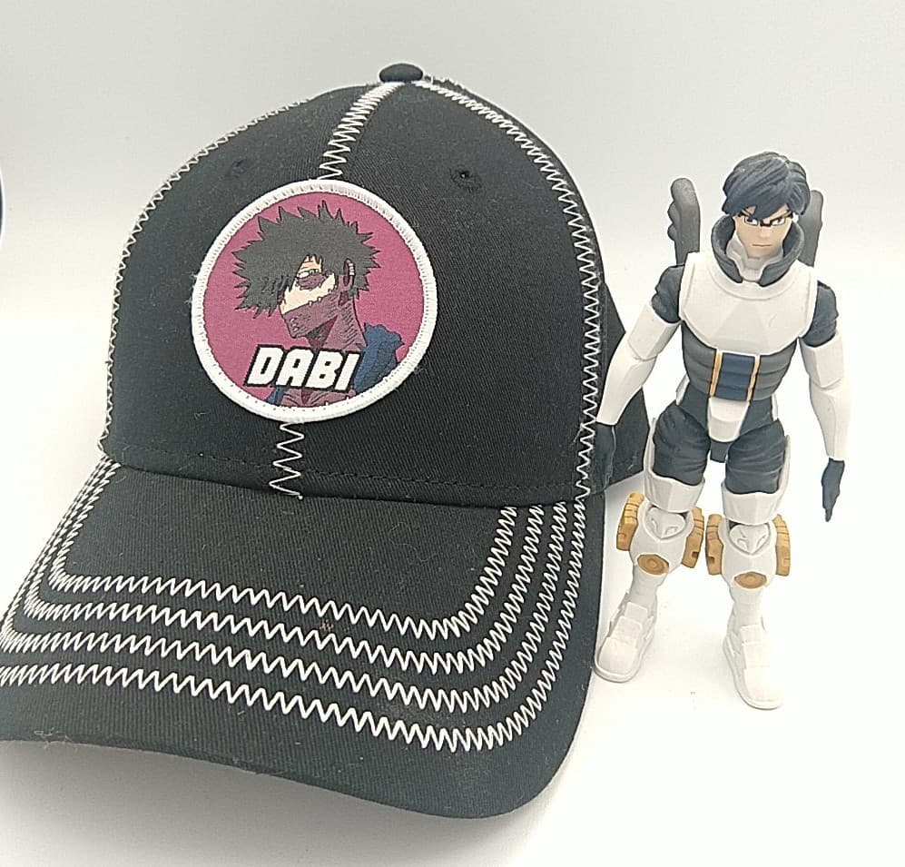 My Hero Academia 6" figure and Unused Dabi Hat