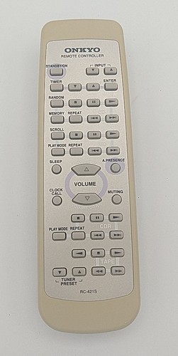 Onkyo Remote Control RC-421S OEM Replacement Tested Works