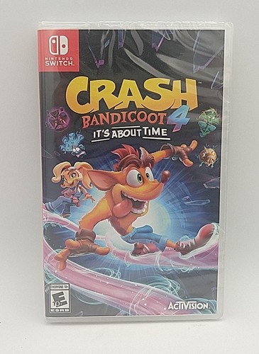 Crash 4: It's About Time - Nintendo Switch. FACTORY SEALED