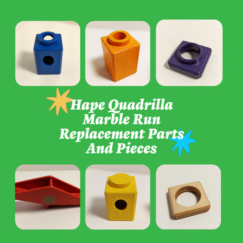 Hape Quadrilla Marble Run Replacement Parts And Pieces - BUY MORE AND SAVE!