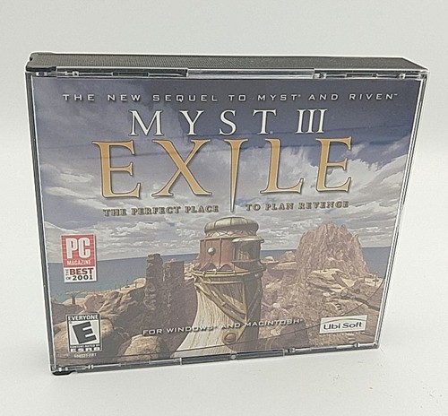 Myst III: Exile (Windows PC & Mac 2001) 4 Disc - Ubi Soft Myst 3