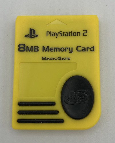 NYKO Playstation 2 PS2 8MB PLAYSTATION 2 PS2 MEMORY CARD Tested and WORKING!