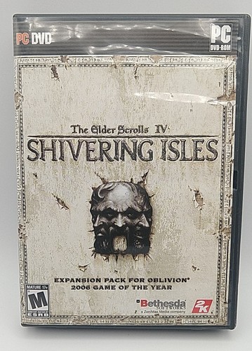 Elder Scrolls IV: Shivering Isles (PC, 2007) PC DVD ROM Includes Map TESTED