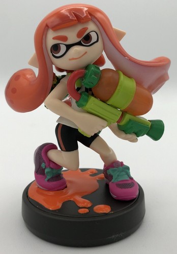 Nintendo Splatoon Inklling Girl Amiibo Figure