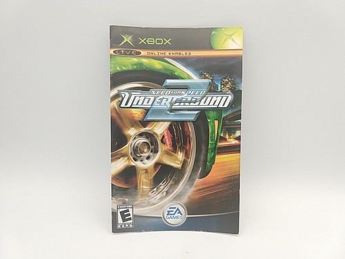 Need for Speed Underground 2 Microsoft Xbox Manual ONLY