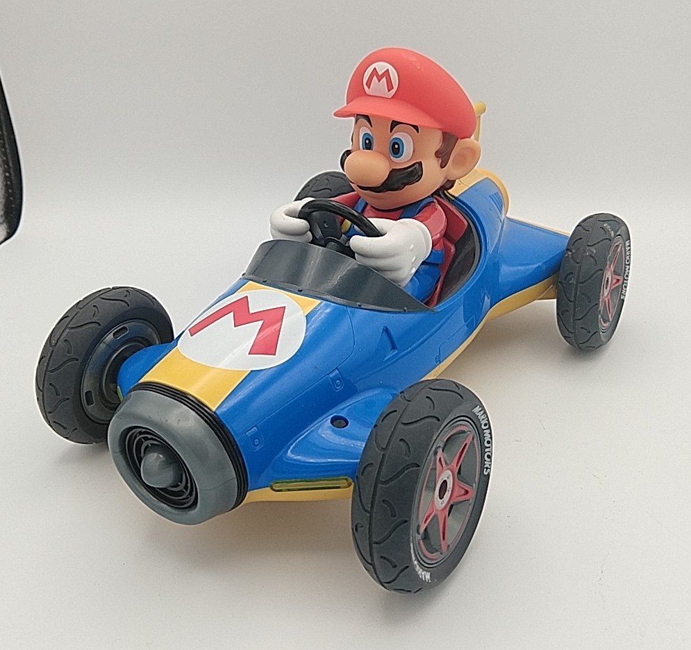 Carrera RC Mario Kart Mach 8 Mario 1:18 Scale Cart Car 9" No Remote Control Toy