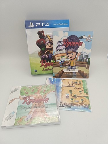 REVERIE: LIMITED EDITION Big Box PS4 Eastasiasoft w/ Sealed Map, CD - NO GAME