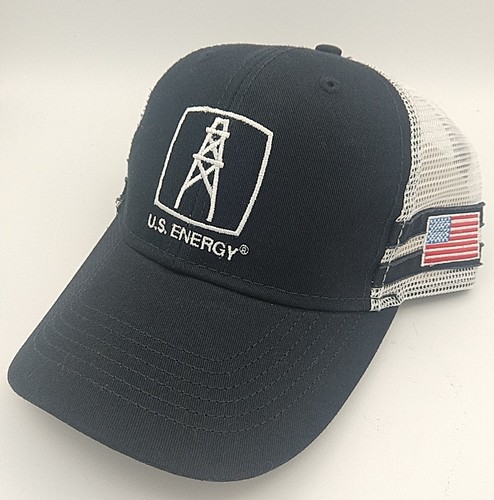 U.S. Energy Strapback Hat Blue One Size Adjustable American Flag New