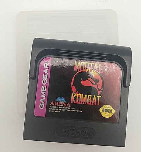 Mortal Kombat (Sega Game Gear, 1992) Game Cartridge & Case - TESTED