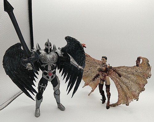 Spawn LOT The Dark Redeemer And Necromancer 7" Action Figures McFarlane Toys