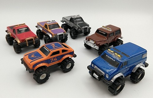 Vintage McDonalds STOMPERS Lot Of 6 4x4 Trucks Vans Broncos - Custom Paint Job