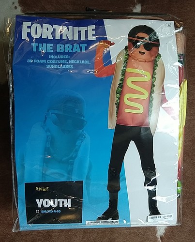 [01709450] Spirit Halloween - Fortnite The Brat - Youth SM/MD 4-10
