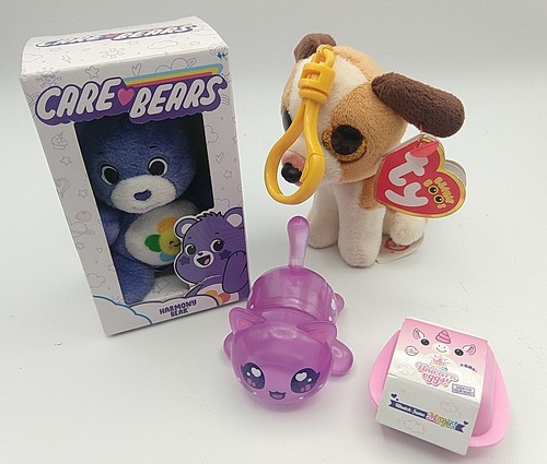 Care Bears Harmony Bear Purple Mini 3” Plush Stuffed Animal 2023 +BONUS